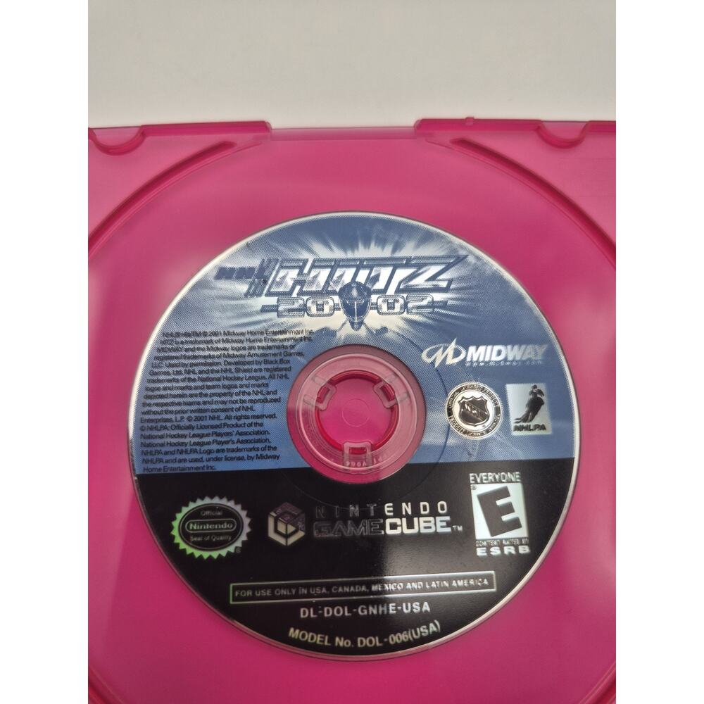 NHL Hitz 20-02 (Nintendo GameCube, 2001) Disc Only Tested and Working